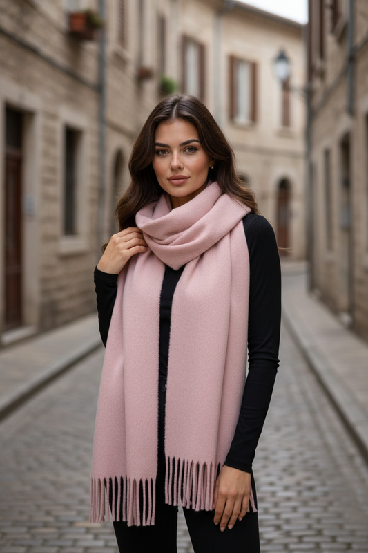 Bufanda Cuarzo Rosa - modelo 2