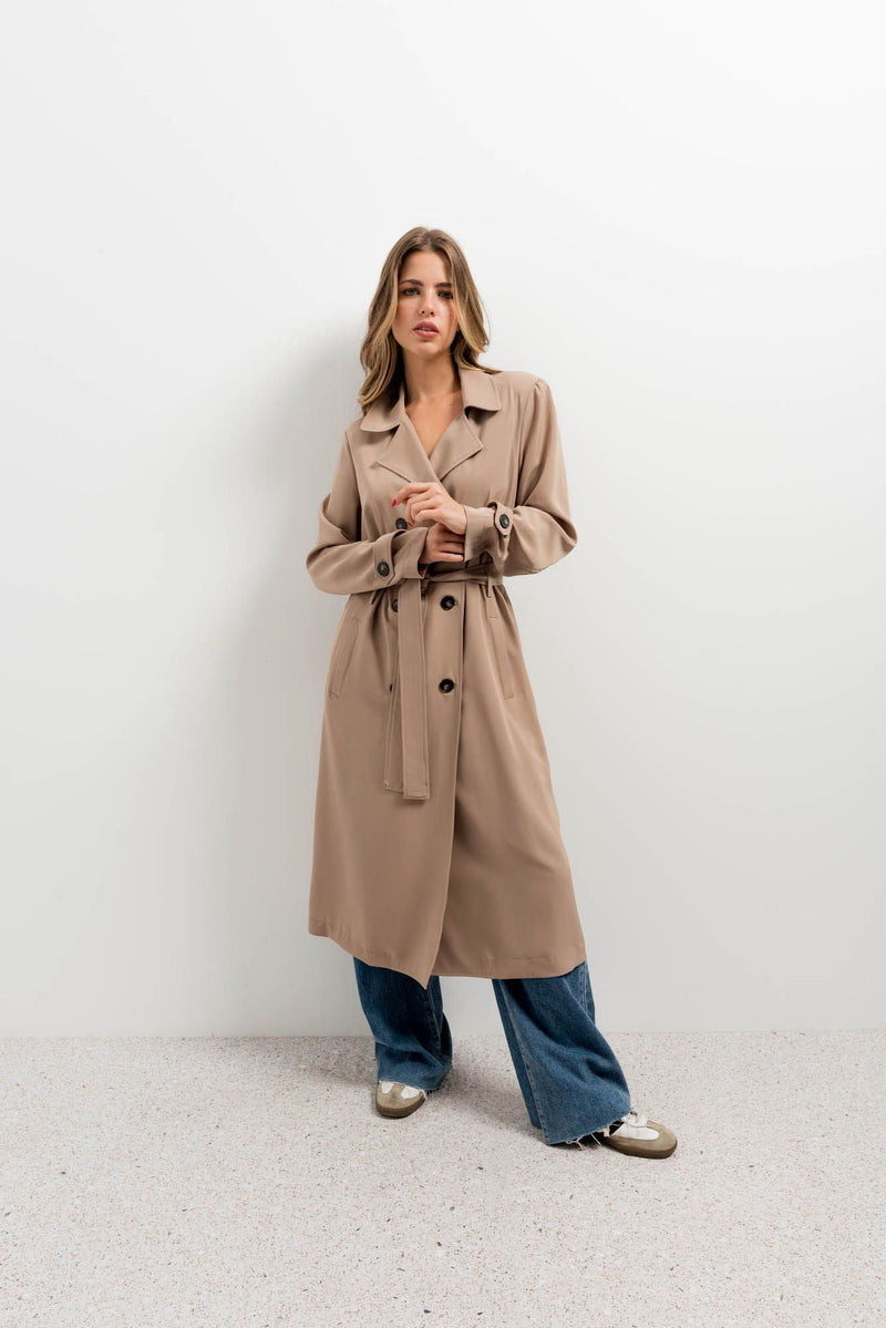 GABARDINA TRENCH OVERSIZE CINTURON