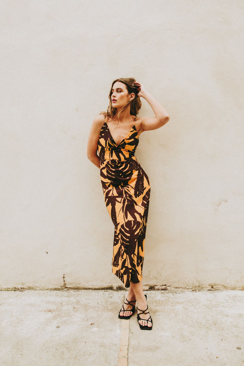 VESTIDO MIDI ESTAMPADO | BALI SUNSET