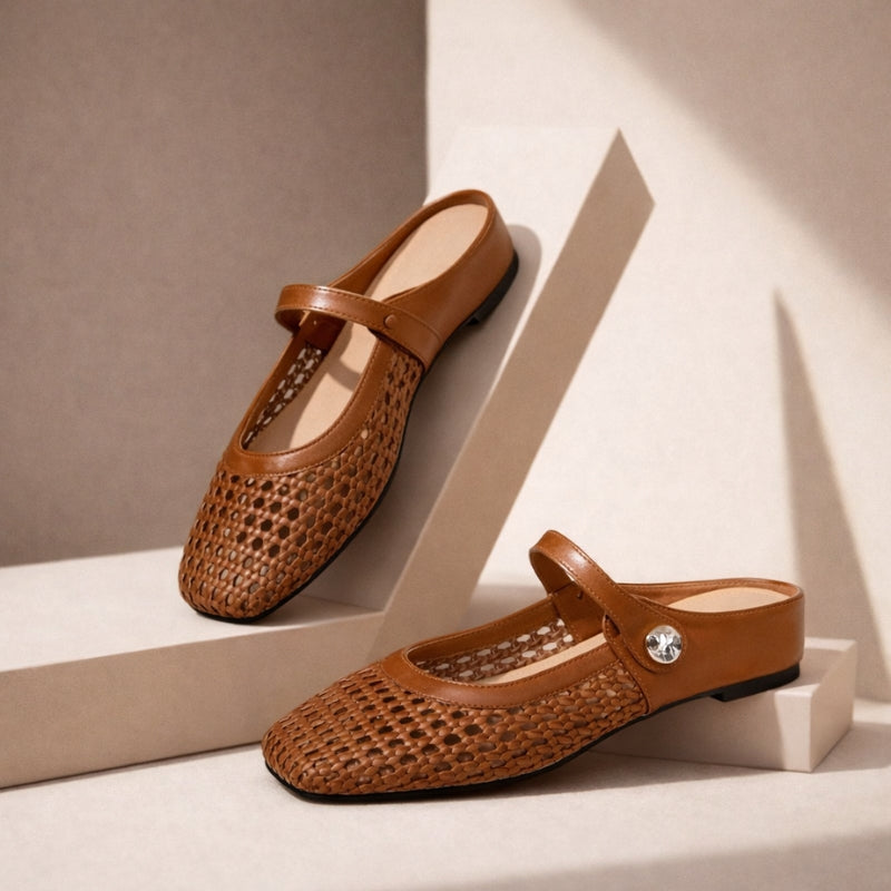 Zapatos planos ortopédicos tipo mule Tressa