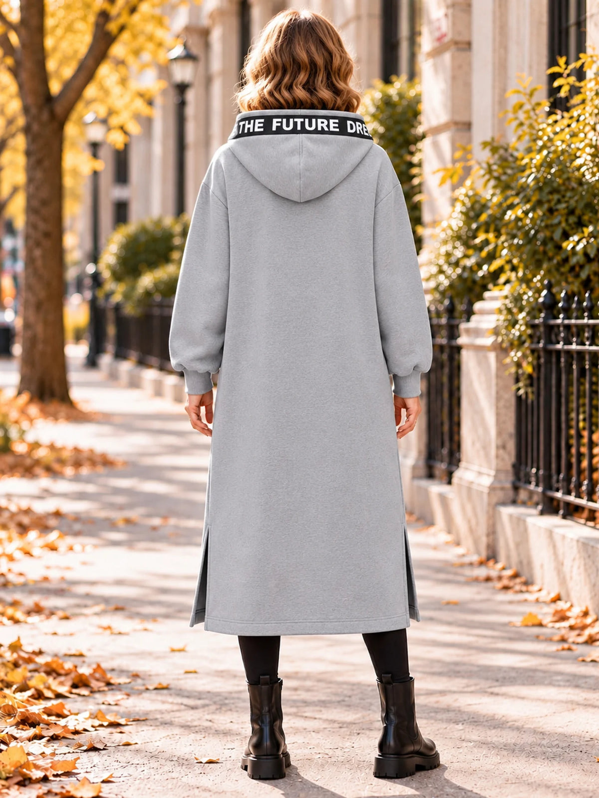 Silentto | Abrigo oversize de mujer con cremallera