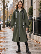 Silentto | Abrigo oversize de mujer con cremallera