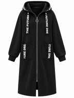 Silentto | Abrigo oversize de mujer con cremallera
