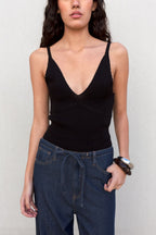 Crop-Top aus Strick