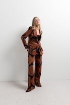 Hose mit geometrischem Muster