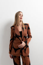 Hose mit geometrischem Muster