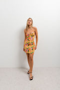 VESTIDO ESTAMPADO CORSETERO
