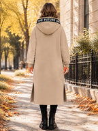 Silentto | Abrigo oversize de mujer con cremallera