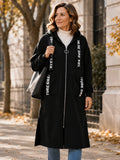 Silentto | Abrigo oversize de mujer con cremallera