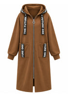 Silentto | Abrigo oversize de mujer con cremallera