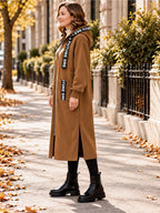 Silentto | Abrigo oversize de mujer con cremallera