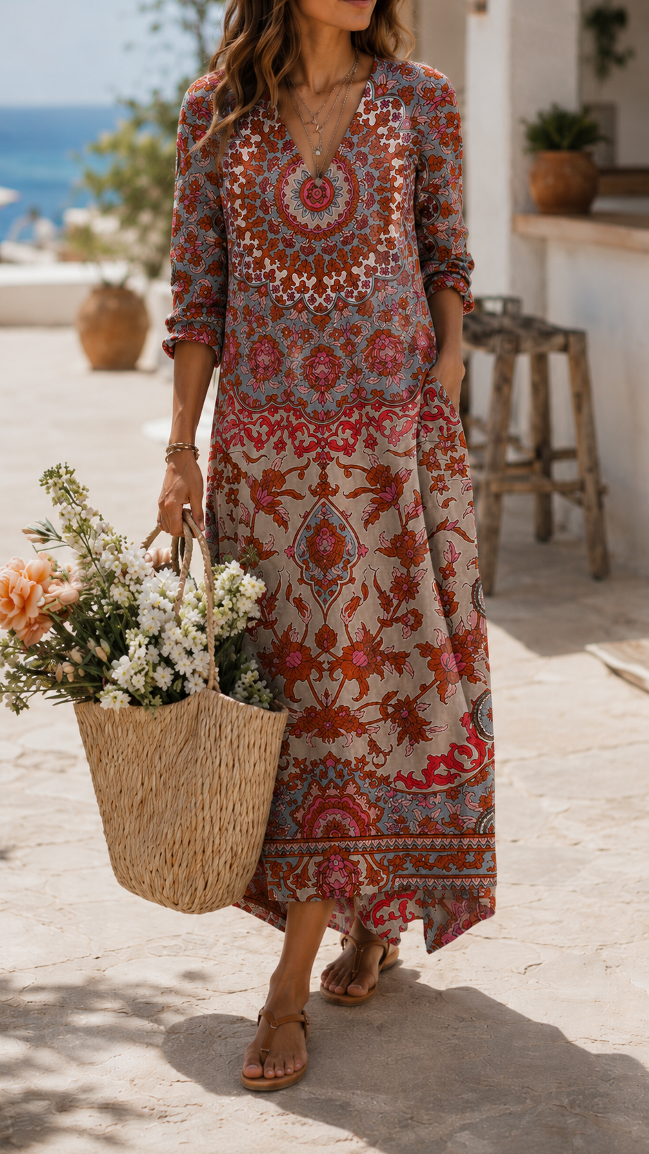 Vestido Flor de Oriente