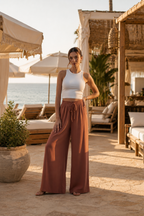 Pantalones de Pierna Ancha de Verano – Fluidez y Frescura Estival
