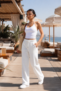 Calças de Fato de Treino North White – Conforto Desportivo em Branco