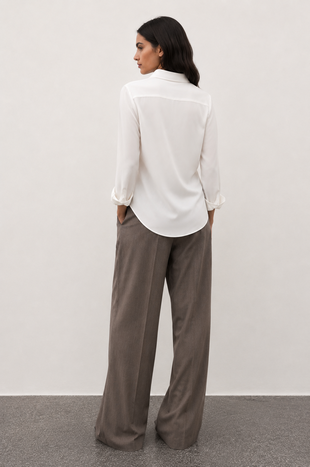 CAMISA TEXTURA CON PLIEGUES