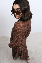 FALDA MIDI LUNARES
