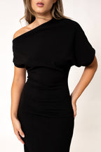 Asymmetrisches Midikleid