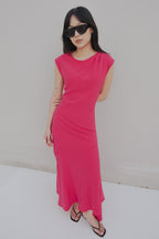 Asymmetrisches Midikleid