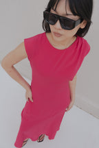 Asymmetrisches Midikleid