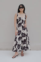Bedrucktes Midikleid