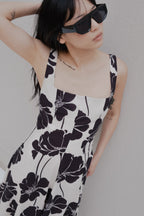 Bedrucktes Midikleid