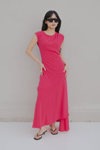Asymmetrisches Midikleid