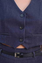 CHALECO CORTO DENIM