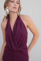Neckholder-Jumpsuit Nudo