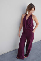 Neckholder-Jumpsuit Nudo