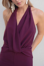 Neckholder-Jumpsuit Nudo