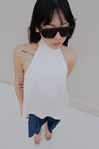 Asymmetrisches Neckholder-Top