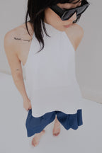 Asymmetrisches Neckholder-Top