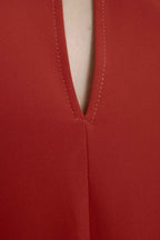 Midi-Kleid mit Bindeband