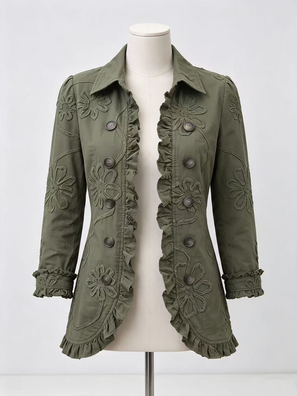 Ricotta | Chaqueta Elegante Bordada