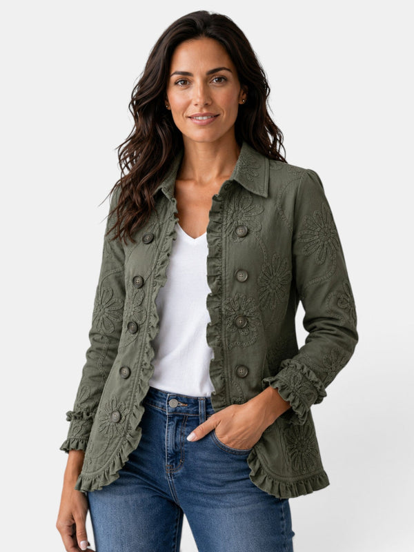 Ricotta | Chaqueta Elegante Bordada