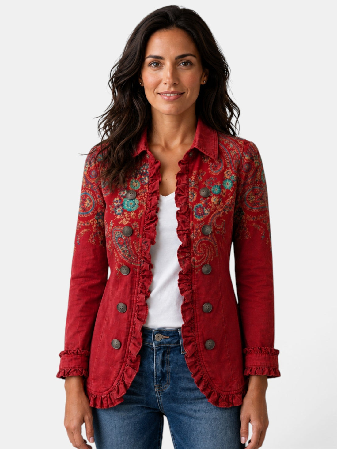 Ricotta | Chaqueta Elegante Bordada