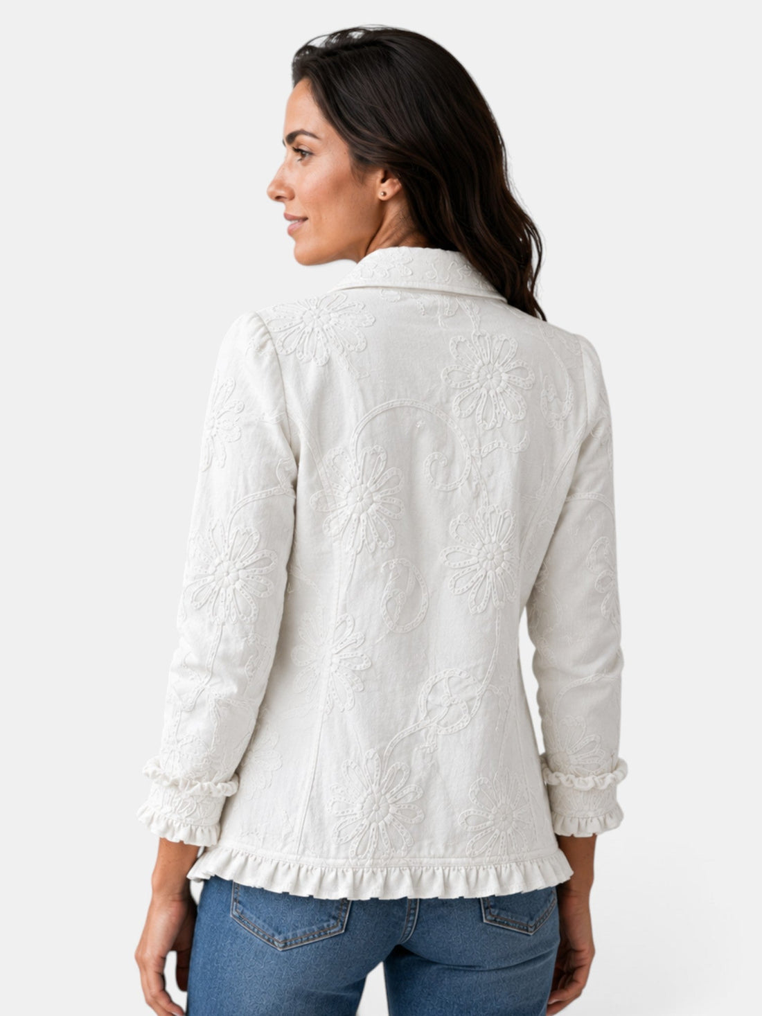 Ricotta | Chaqueta Elegante Bordada