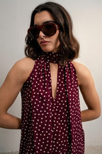 VESTIDO HALTER LUNARES LAZADA
