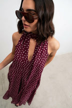 VESTIDO HALTER LUNARES LAZADA