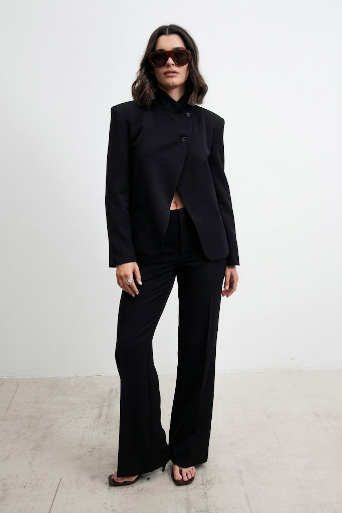 Blazer mit Stehkragen