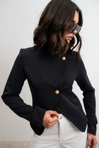 Doppelreihige Jacke mit Knöpfen