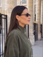 Capucine | Jersey de pana acanalada con cuello alto