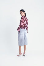 BLUSA VOLANTES ESTAMPADA