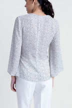 BLUSA APLIQUE DORADO