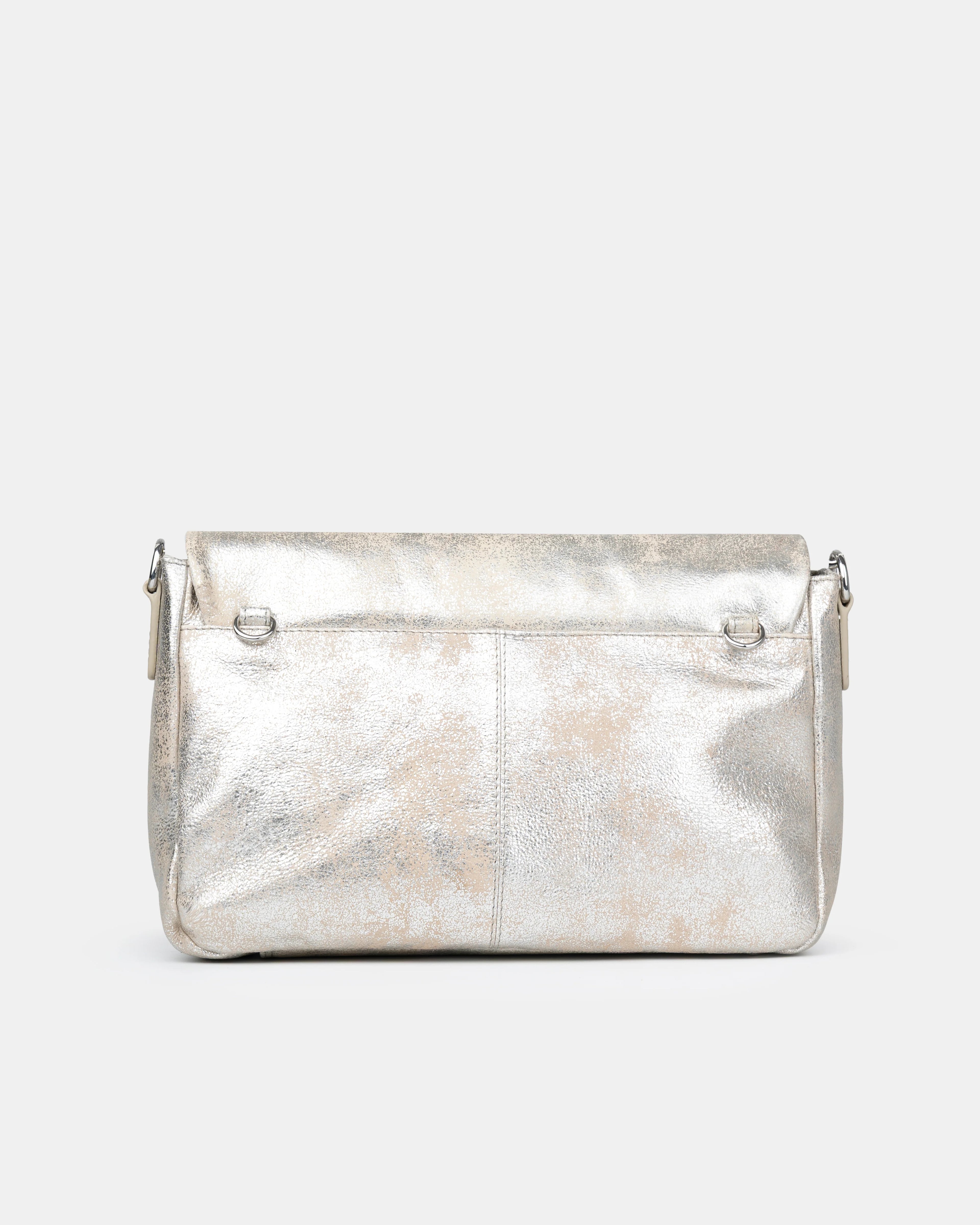 Bolso Silver Metallic