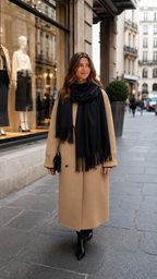 Bufanda Nero – Minimalismo Negro para Cada Temporada