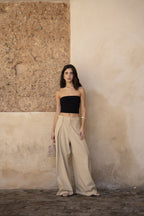 PANTALÓN OVERSIZE CON LINO