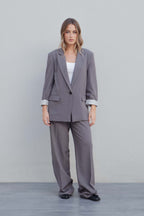 BLAZER PUÑO ESTAMPADO