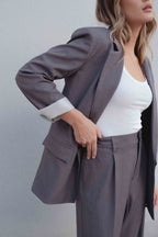 Weite Bundfaltenhose