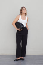 Basic-Hose mit Bundfalten